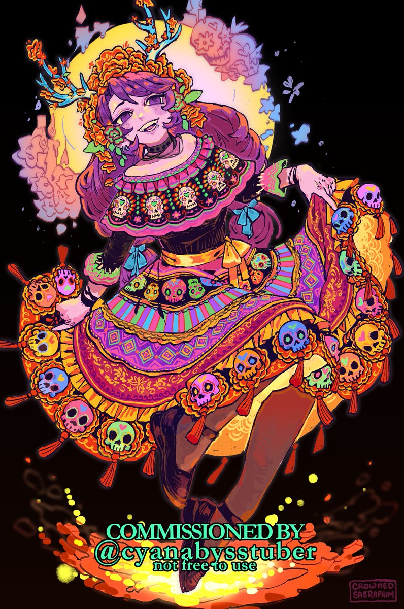 ✨🏵️💀🏵️✨ - Commissioned by <a href="/cyanabysstuber/">Cyan Abyss</a> 
Tysm &lt;33