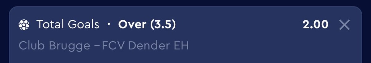 • Over 3.5 buts 2.00 •