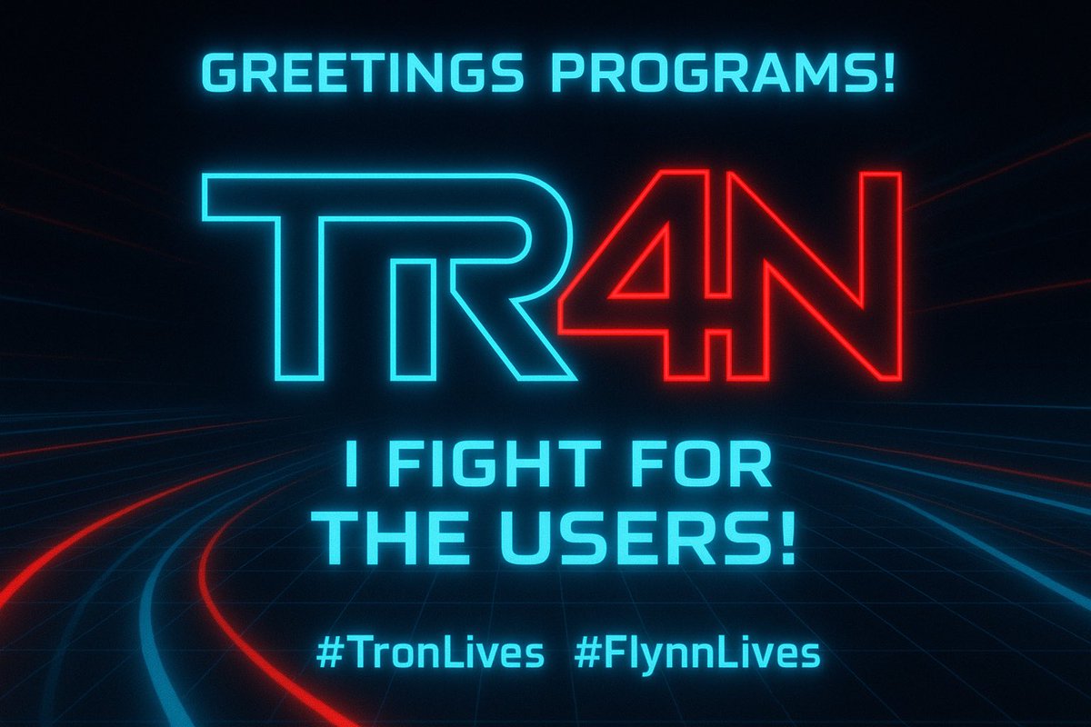 Go watch #TronAres so that we can get Tron 4!!

#TR4N #Tron4 #TronLegacy #Tron #FlynnLives #TronLives #TronUprising