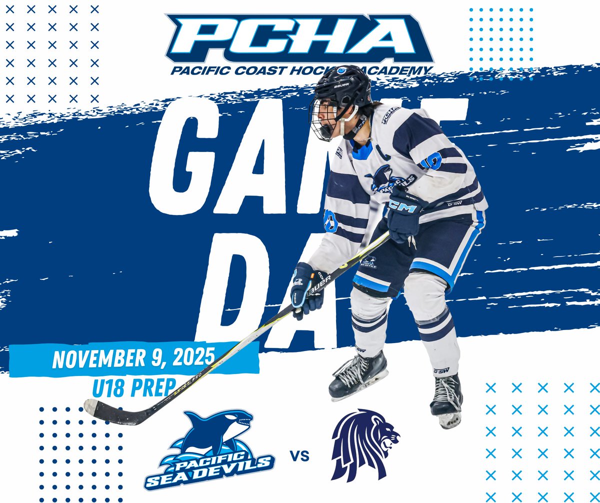PacificSeaDevil's tweet image. It’s #PCHA Game-day! #goseadevilsgo 
📺 @FloHockey
🐳 U18 Prep vs @yha_lions - 1:15pm @ Summit Centre East