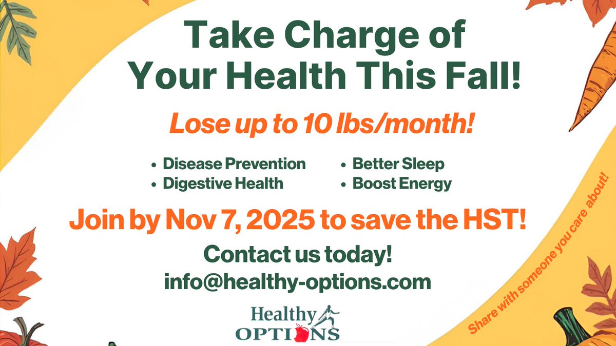 1healthyoptions's tweet image. Healthy eating helps prevent diabetes, high cholesterol, BP &amp;amp; improves digestion. Lose weight, boost energy, sleep better! Personalized nutrition plans &amp;amp; virtual coaching via Zoom. Share or DM for your free consult!
#FallIntoHealth #NutritionCoach #WeightLoss
#Diabetes