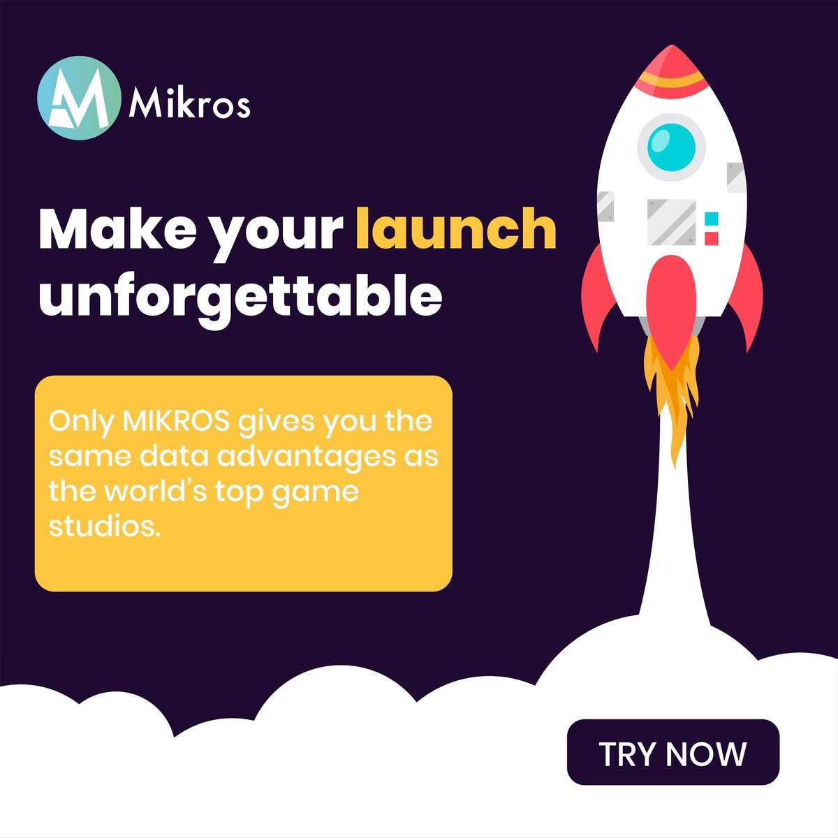📊 Companies using advanced analytics are 2.6x more likely to outperform their competitors.

But most indie studios are still flying blind, relying on out-of-box KPIs from Unity/Unreal.

#MIKROS gives devs actionable insights they need to succeed.
👉 buff.ly/1RzUaEf