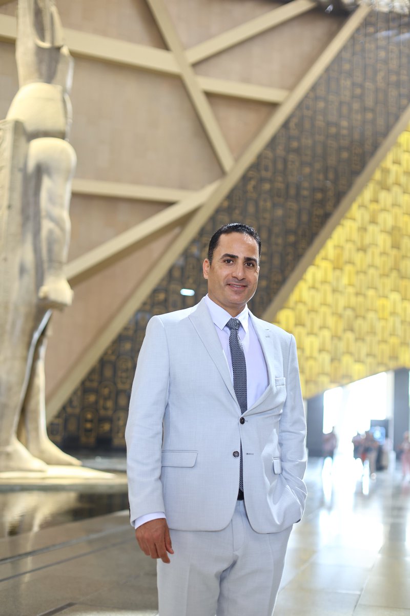 InsideEgypt's tweet photo. A historic moment in Egypt! 
Today, the Grand Egyptian Museum officially opens — the largest cultural project of the 21st century.
We’re proud that Mostafa Lotfy, Founder &amp; CEO of Inside Egypt, is among the invited guests. 👏
#GrandEgyptianMuseum #InsideEgypt #MostafaLotfy https://t.co/xHOELDVtXS