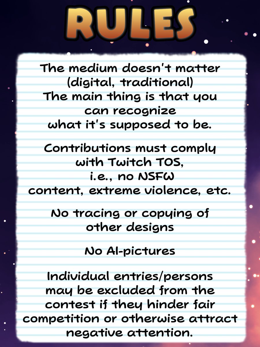 ENGLISH VERSION

Create a mascot for my VTuber avatar in this art contest!

You have until December 19, 2025, to post your entries under #Hibimascot

Participation &amp; other rules⬇️
You can also check my card website for relevant links
hibiton.carrd.co