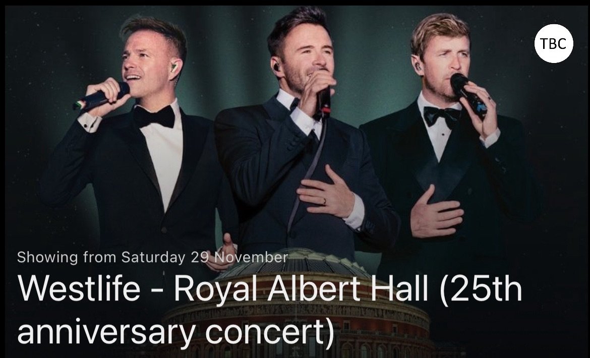 Really looking forward to seeing them at the cinema at the end of November :-) Been a fan since day 1 :-)