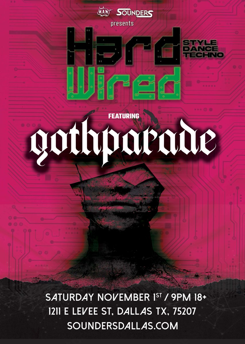 FREE RSVPs are almost gone so get yours now!

If you love Hard Techno you do NOT want to miss out tonight...

SoundersDallas.com 🎫