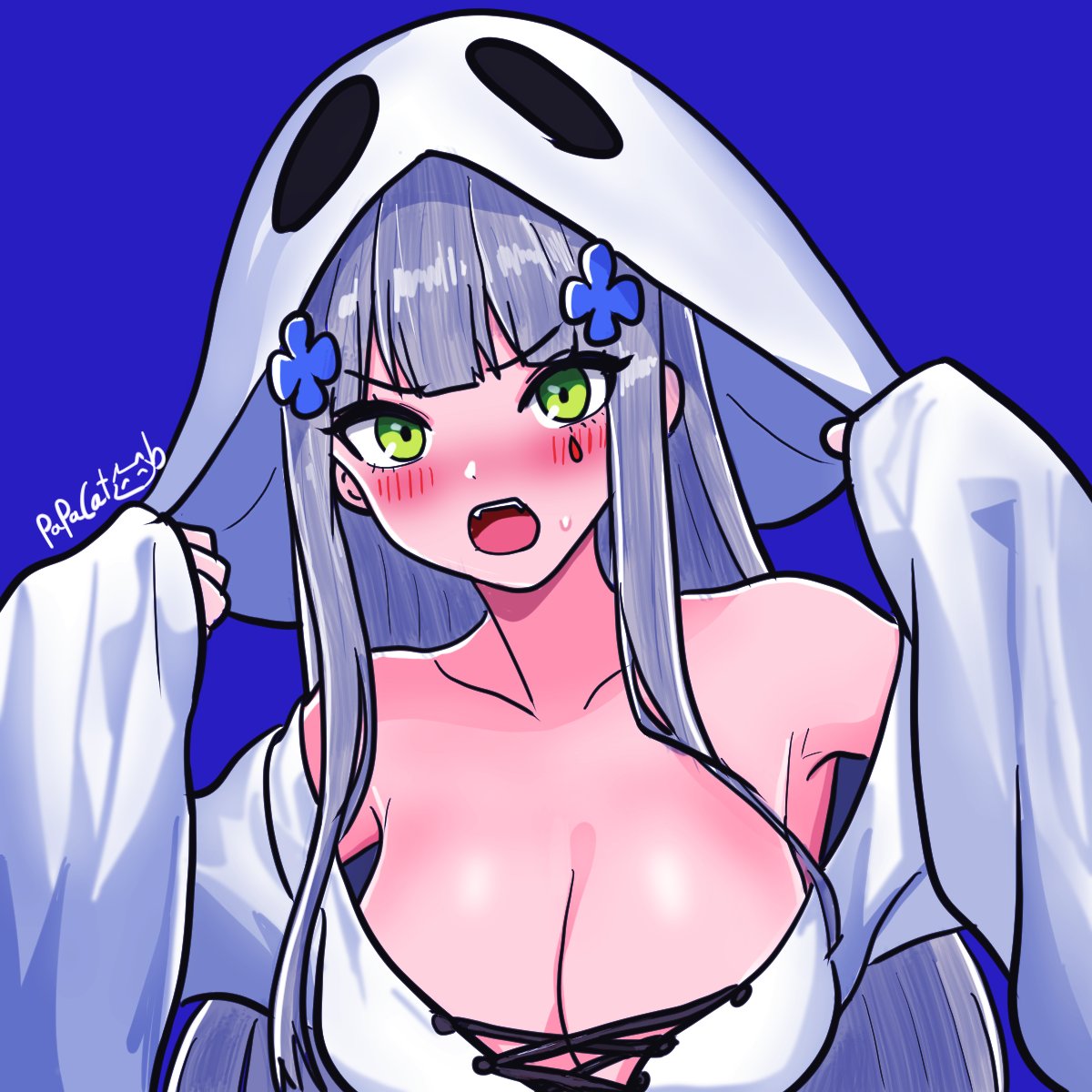 #Klukai #GirlsFrontline #소녀전선 #ドルフロ #少女前线 #HK416 #GirlsFrontline2Exilium

I drew Klukai in a ghost outfit. Spooky, right?