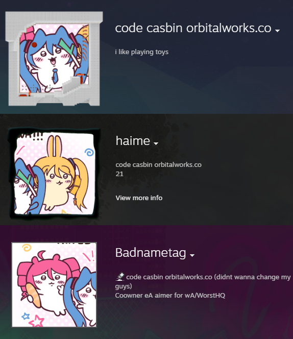 surely one halloween we will meet up and dress up as these three