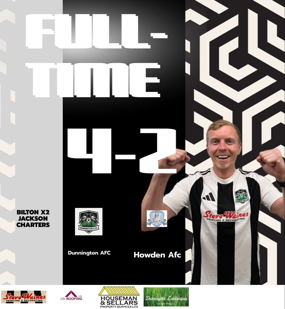 6 POINT SATURDAYS!!

The firsts beat Howden again today coming from 2-1 down in the second half. 2 goals for the magic man Billo again, with Noah and Jonno also getting on the scoresheet.

#UTD #magpies 🖤🤍