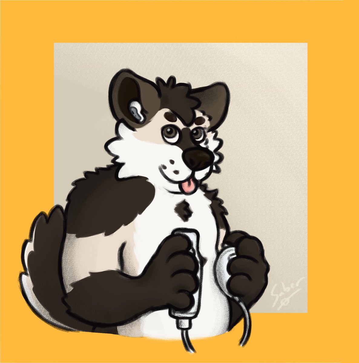 Art trade w/ <a href="/Koidewan/">Koidewan</a> 🎮🐺✏️