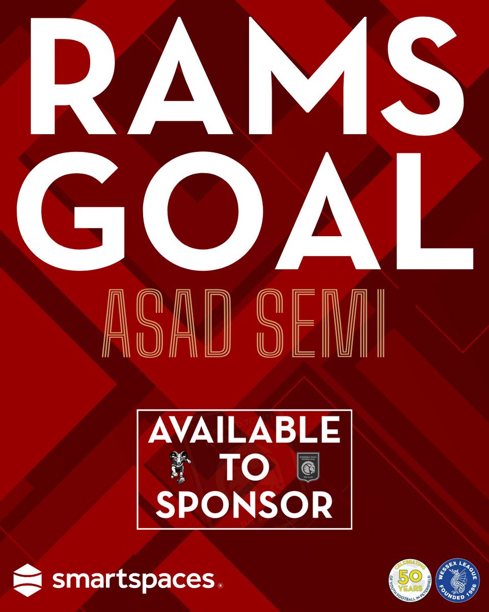 ⚽️ | 𝗚𝗢𝗔𝗟 𝗙𝗢𝗥 𝗧𝗛𝗘 𝗥𝗔𝗠𝗦

Sherborne Town 2-3 The Rams

Asad Semi increases our lead on 85 minutes, but the hosts respond immediately and pull one back on 86.

#UpTheRams