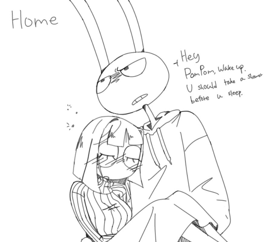 HyunCho359512's tweet image. (3/3) +?
#tadcfanart #TADC #funbun #funnybunny #jaxxpomni