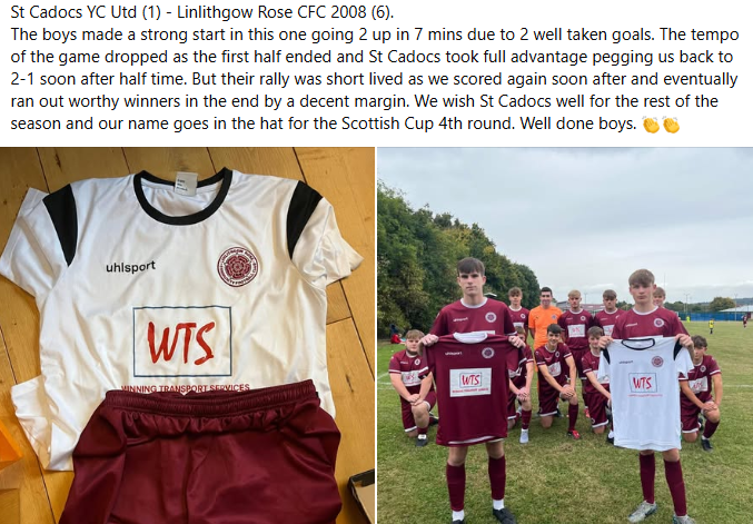 LRCFC2008's tweet photo. A well deserved win in the 3rd round of the Scottish. On to round 4 🌹🌹HTG https://t.co/RUy7vtQ53V