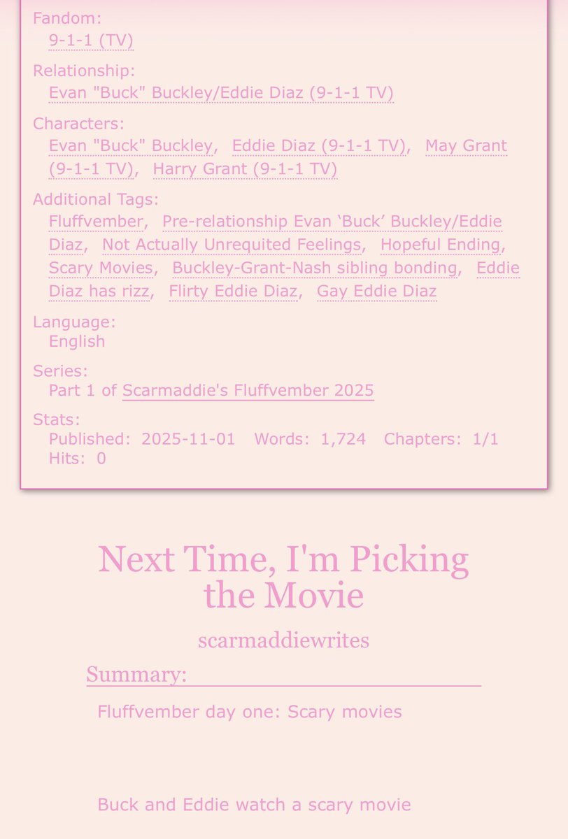 sassyyetclassy7's tweet image. Fluffvember day 1 

🔗 archiveofourown.org/works/73508286