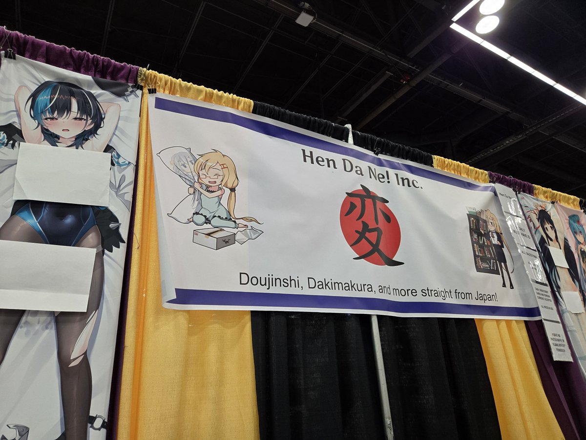 hendane's tweet image. It's day 2 of Kumoricon! We're ready to see you, so come see us!!!!