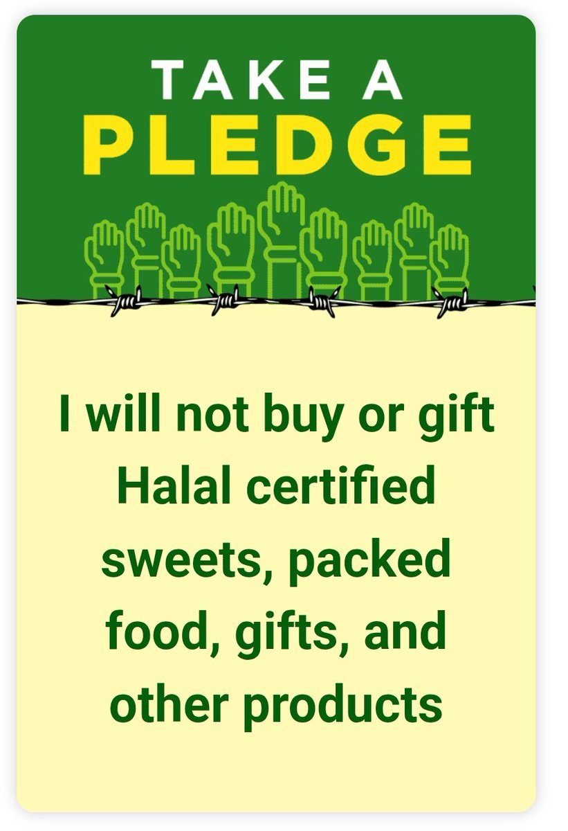 This Tulasi vivaha i am going to tke pledge  that i will not buy any halal certified products 

#ban_halal_certification
#TulasiVivaha 

If you any questions regarding tulasi vivah 

Go to link :  sanatanpanchang.com/download-apps/