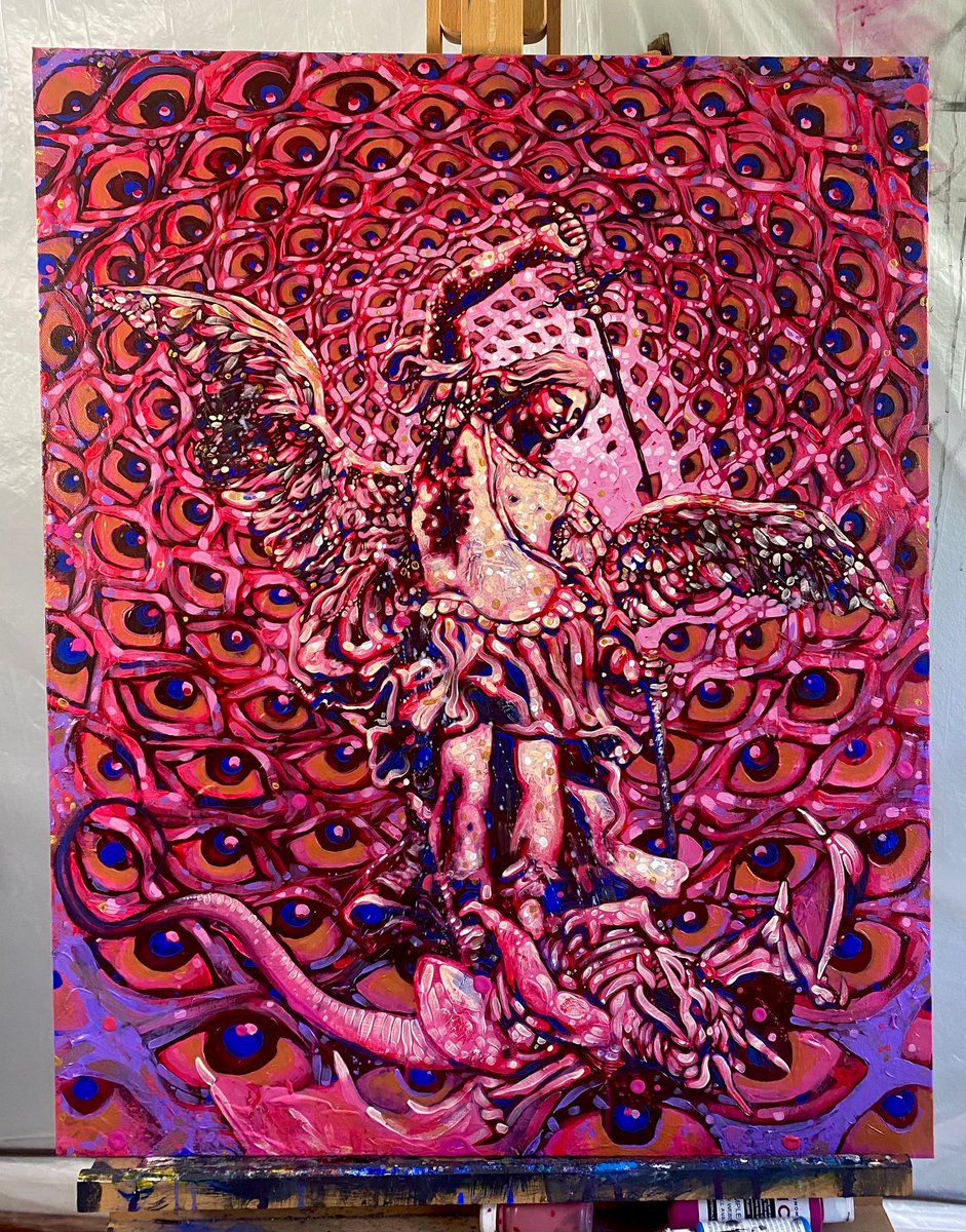 badazn's tweet photo. This, is a real demon slayer. 🎨👇 https://t.co/C9YjACJeva