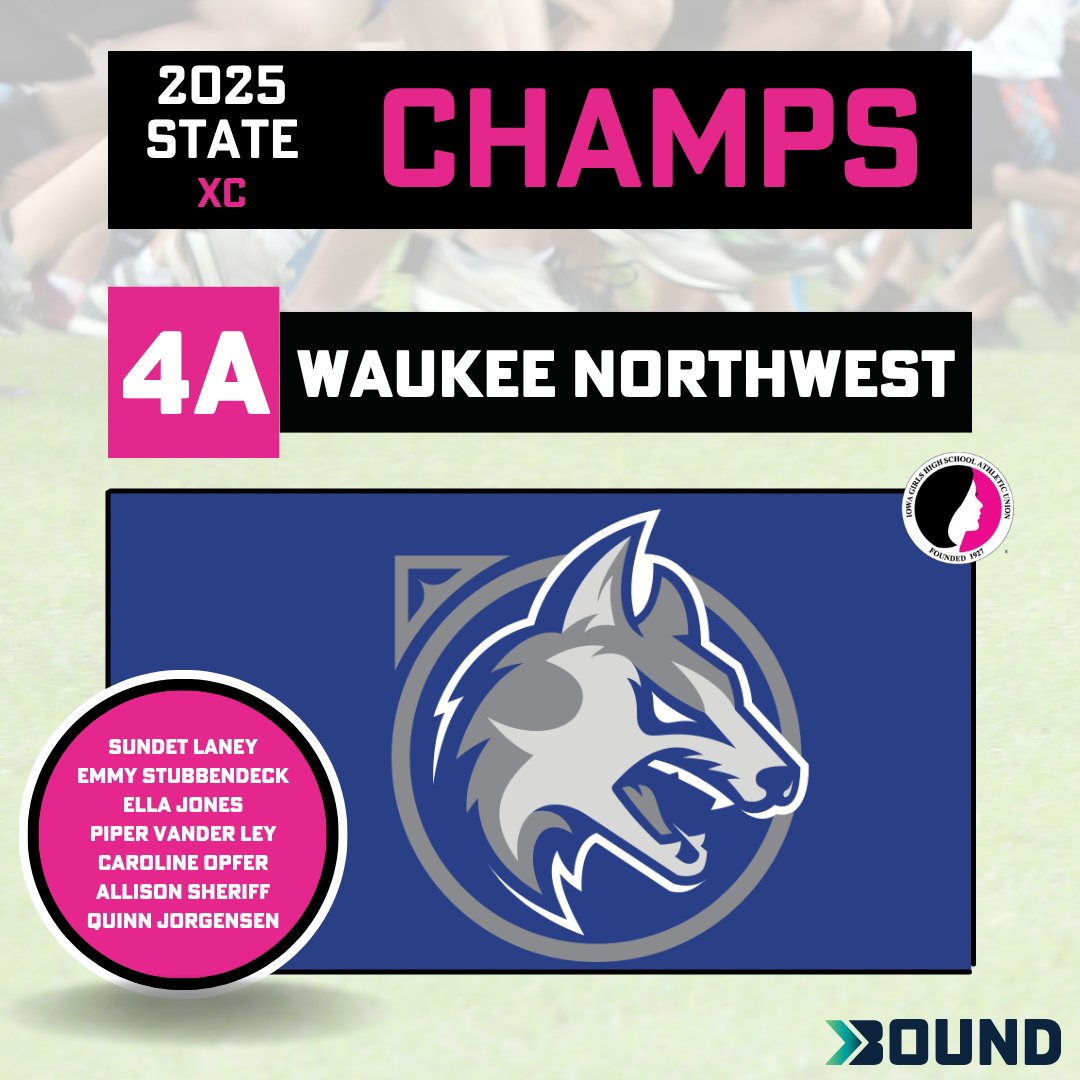 Bound_IA's tweet photo. Your 4A 2025 IHSAA &amp; IGHSAU Cross Country champions have been crowned! 🏆

Congratulations to the individuals and teams!

#iahsxc #ighsau #ihsaa #boundia https://t.co/Yc4E7Zejex