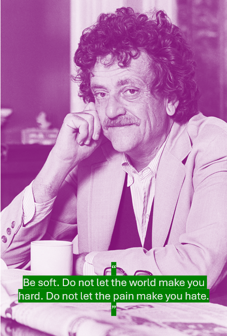 Kurt Vonnegut on change, sensitivity, and experiencing the world. 

#quotes