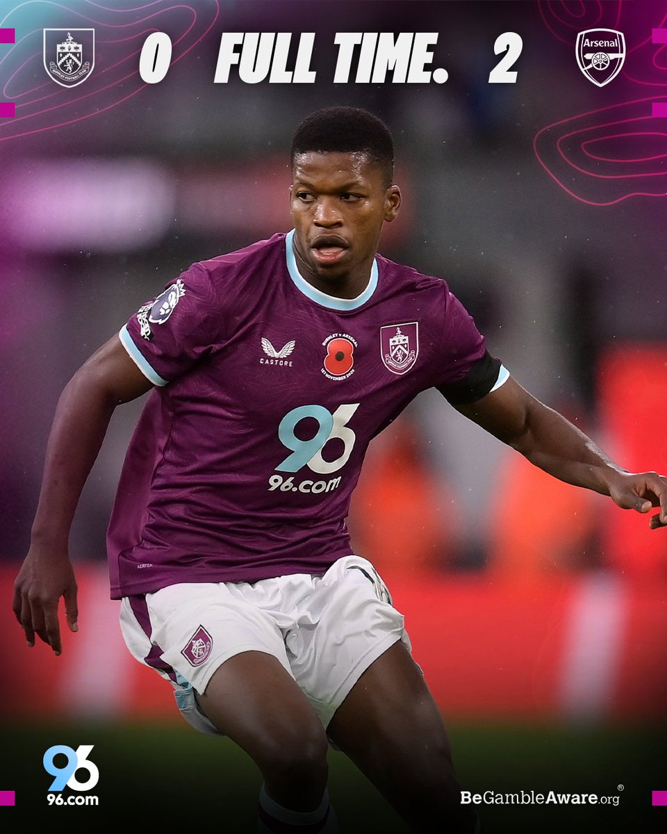 Full-time here at Turf Moor.