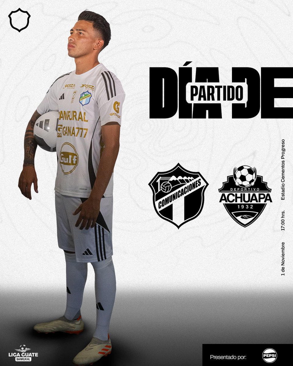 Hoy 5pm. tenemos una cita con Comunicaciones en el Estadio Cementos Progreso. #VamosCremas👻