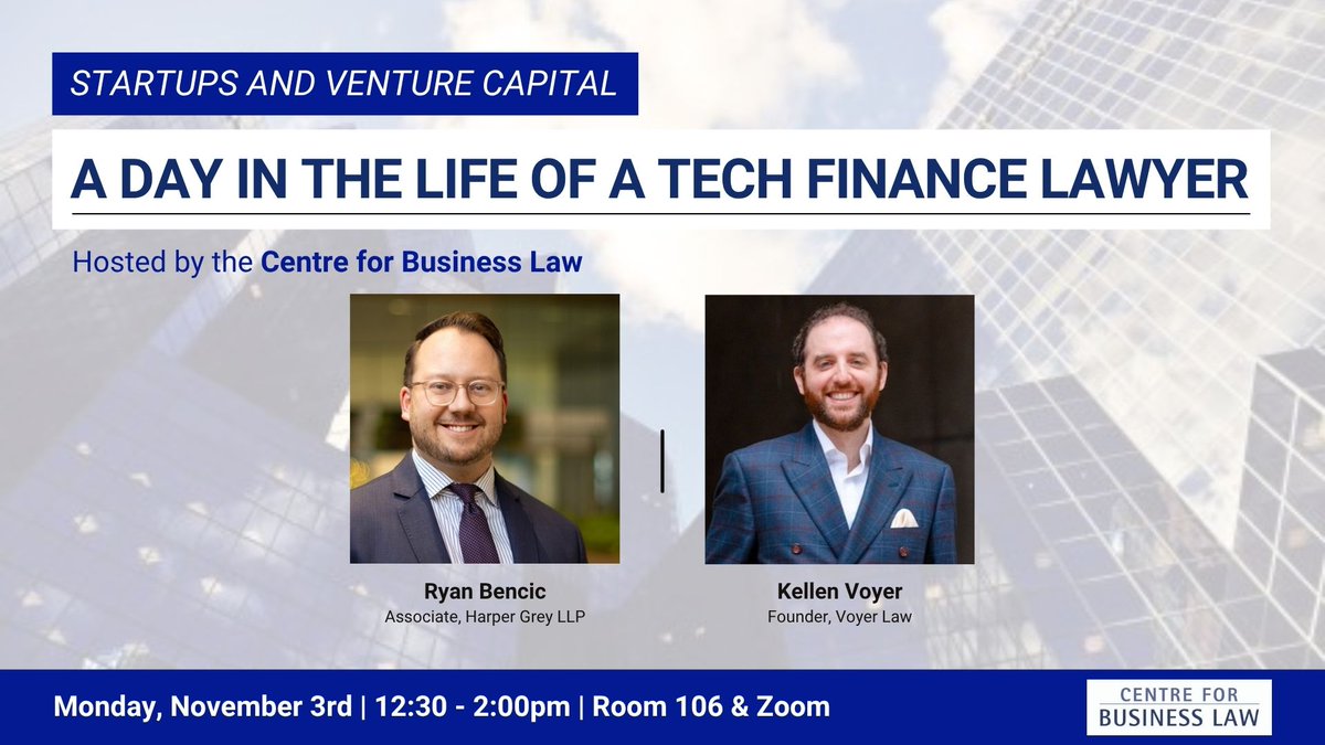 All are welcome to attend this event, in person or virtually! Registration link below:

allard.ubc.ca/about-us/event…