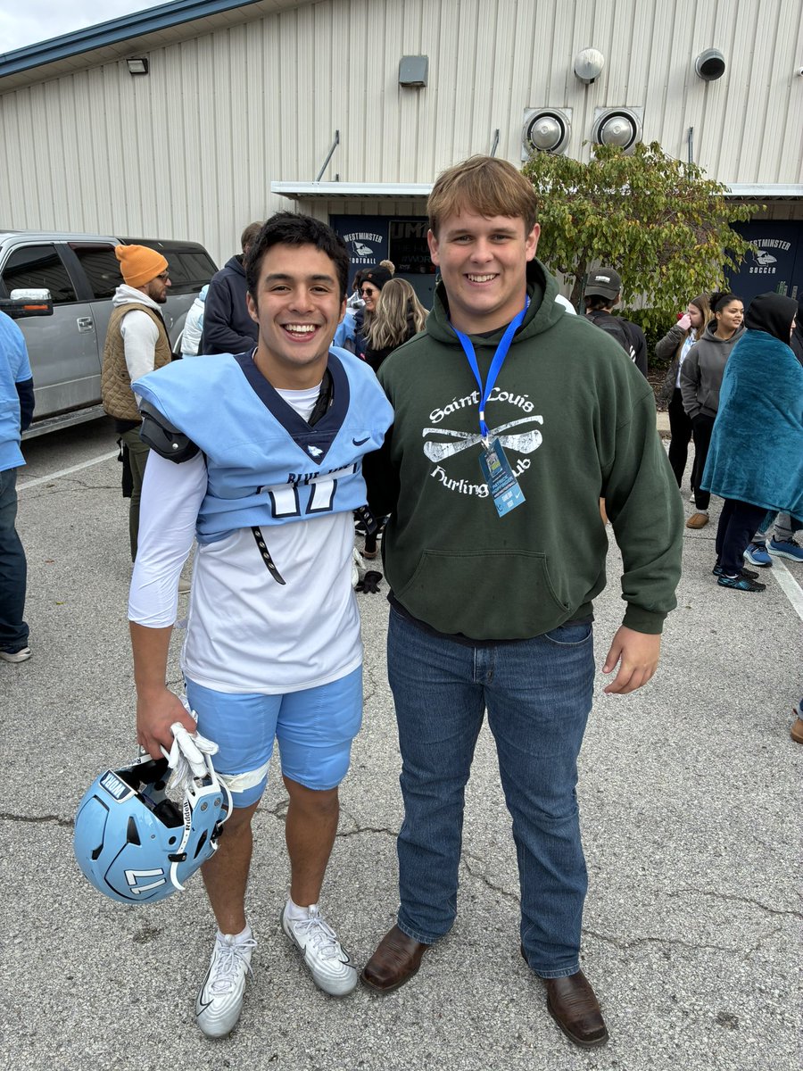 Thank you <a href="/Coach_Butts/">Luke Butts</a> and <a href="/CoachKoustmer/">Coach Koustmer</a> for the invitation to visit and see what a game day looks like at Westminster College!

#AfftonFootball <a href="/Muyco0/">Antonio Muyco</a>