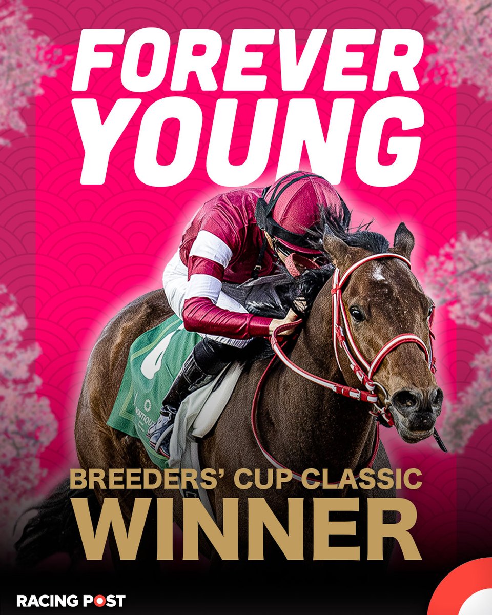 FOREVER YOUNG WINS THE BREEDERS' CUP CLASSIC 🎉 #フォーエバー