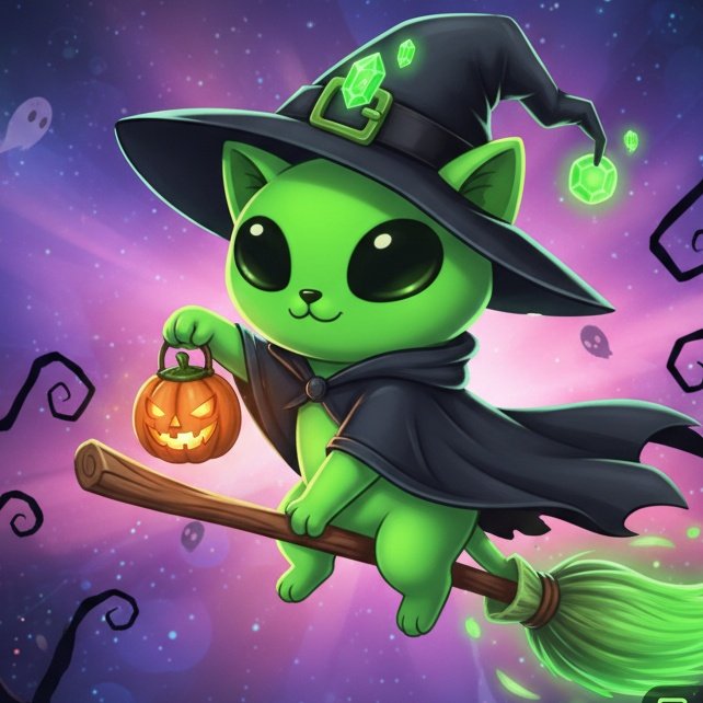 Thinkal090235's tweet photo. @Gashycoin “My cat joined the #GashyGang 👽💚”
@Gashycoin 
#GashyGang #AlienCat #CryptoHalloween #Solana https://t.co/eP5UAwUDJJ