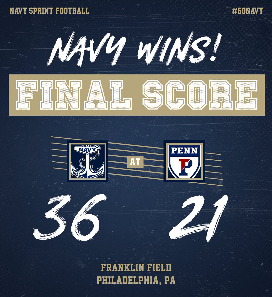 Good day for a W!

#GoNavy