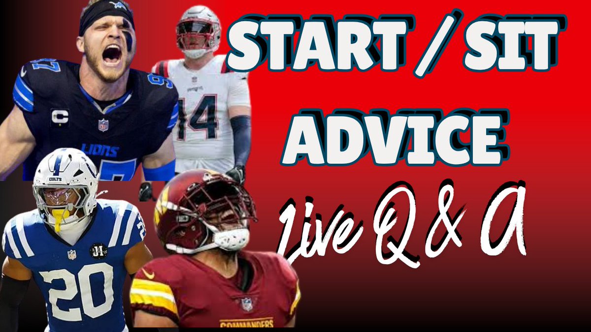 IDP_Plus's tweet image. 🚨 LIVE SUNDAY at 11 AM ET! 🚨

NFL Week 9 Fantasy Start/Sit Advice – LIVE IDP Q&amp;amp;A!

@RickyRod66 &amp;amp; @shawn8386 will have:

🔥 Must-start players
⚡ Key matchups
💎 Sleeper picks that win weeks

IDP edge before kickoff for smart lineup decisions! 

LIVE: youtube.com/live/37wKjrOff…
