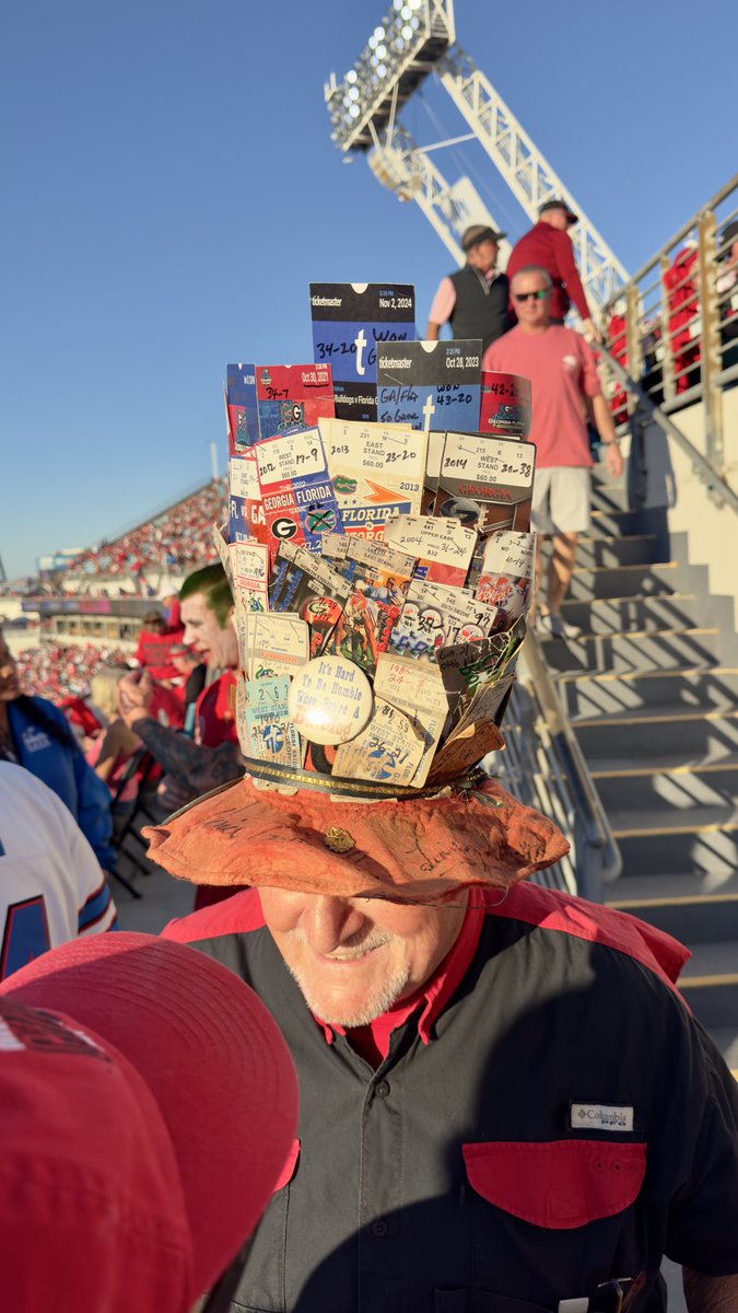 As I recall, the winner of the annual Georgia-Florida rivalry game receives the famed Dirty Ducat Hat: