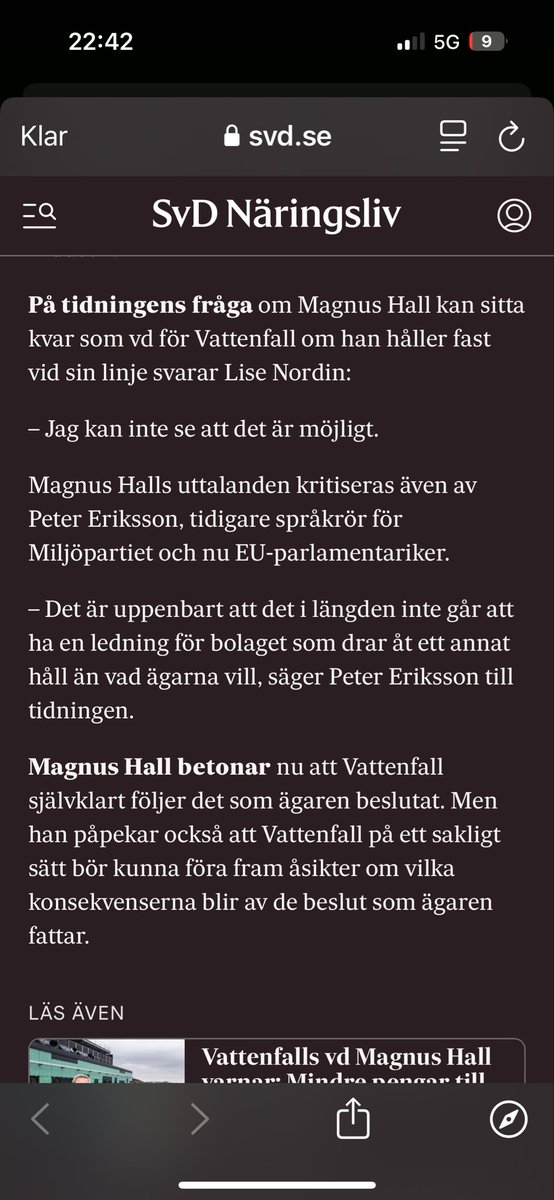 sommarmorgonen's tweet photo. @mikaeldamberg Ni la ner kärnkraften vilket leder till ökade elpriser och kostnader för alla. https://t.co/PujrxWNipM