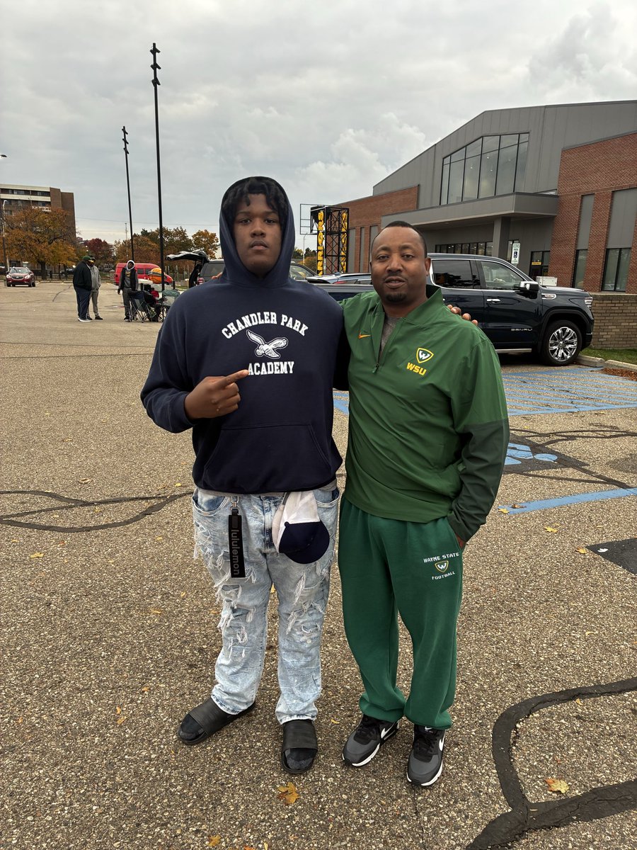 Appreciate <a href="/CoachHill1/">Jimmy Hill</a> <a href="/WSUWarriorsFB/">Wayne State University Football</a> for inviting me out for a game day experience