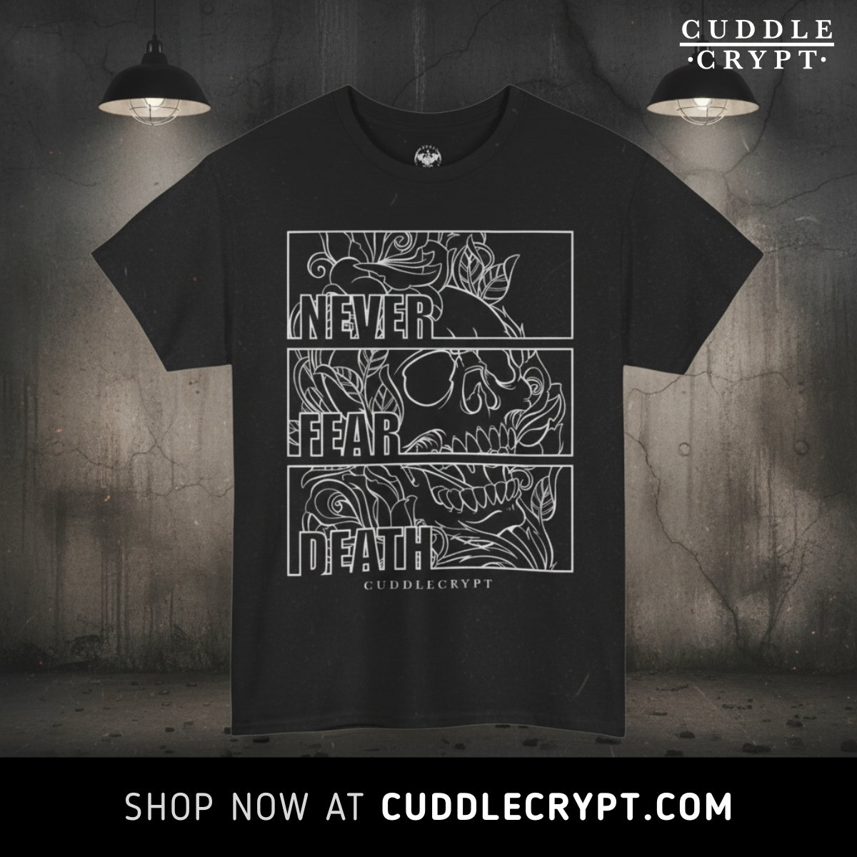 CuddleCrypt's tweet image. Fear’s got bad taste. 🗡️

Shop here → cuddlecrypt.com/products/never…

#CuddleCrypt — triptych streetwear made for those who stare death down.

Shop more at CuddleCrypt.com 💀