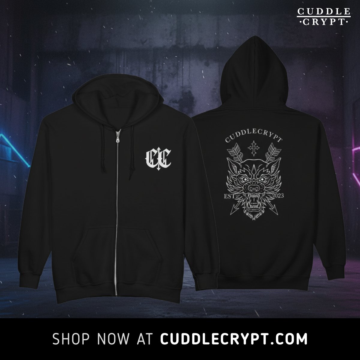 CuddleCrypt's tweet image. Keep your pack close. Trust no trends. 🐺

Shop here → cuddlecrypt.com/products/mark-…

#CuddleCrypt — streetcore zip-up built for loyalty and bite.

Run with us at CuddleCrypt.com ⚔️