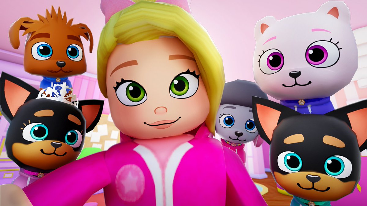 Is that the Sweetie Squad in <a href="/Roblox/">Roblox</a>? 👀 🐾