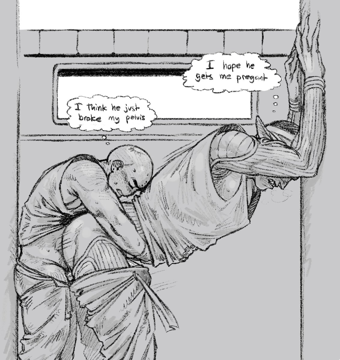 // NSFW, semi-public sex, breeding kink

Yeahhh I don’t really have an excuse for this one