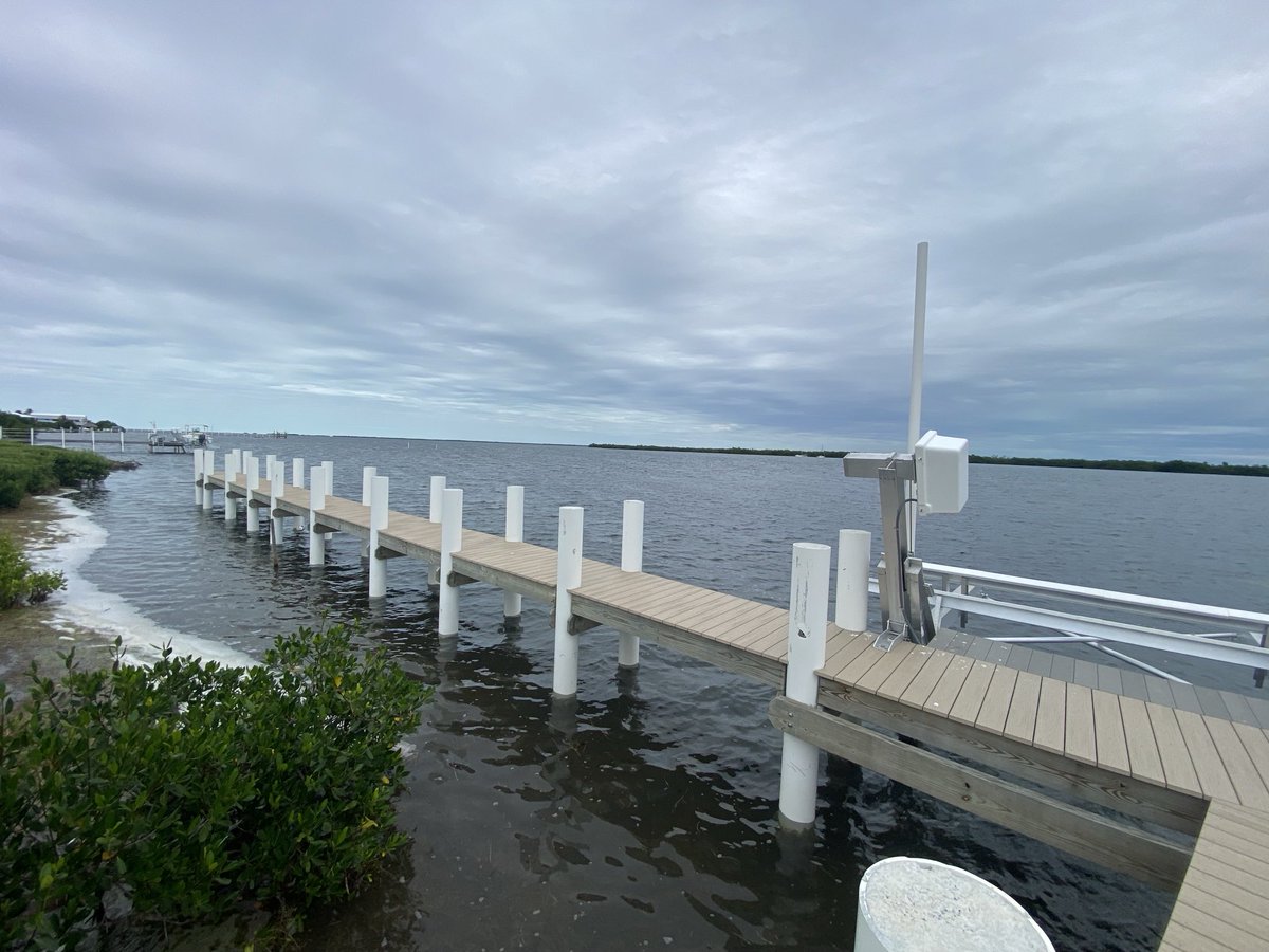 RacingToDisney's tweet photo. A client on Big Pine built a new dock and lift. Beautiful vista. #NoNameKey https://t.co/ZgKe5zxoa2