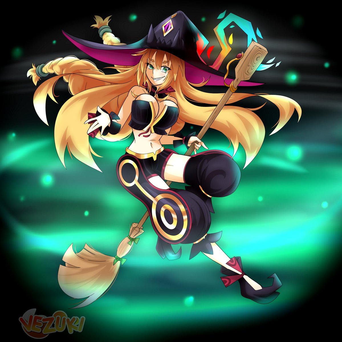 Heres my Swamp Witch Metallia drawing for this year! Keeping up