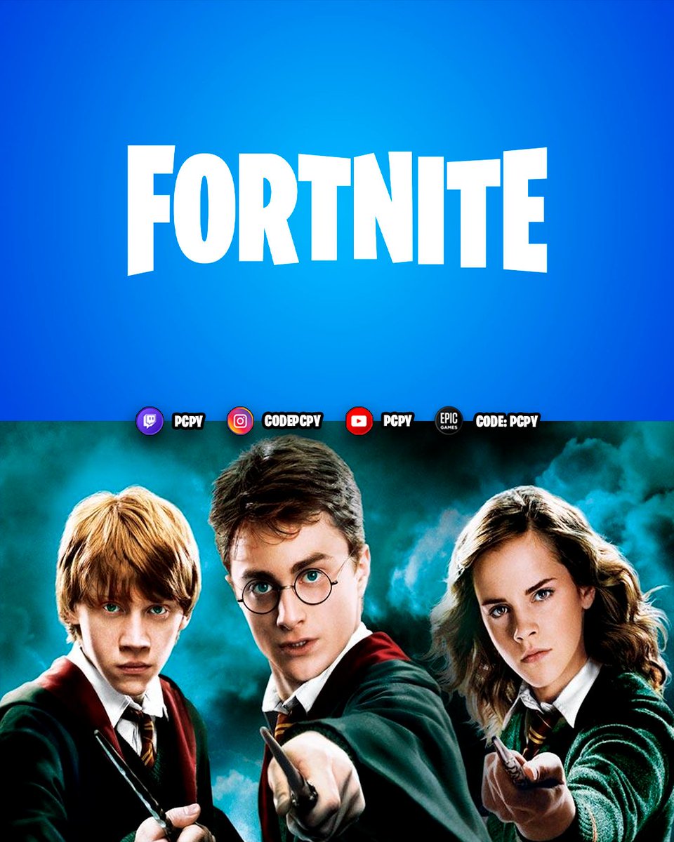 codepcpy's tweet image. FORTNITE x HARRY POTTER
Se rumorea que esta colaboración llegará en el Capítulo 7.
Si te gusta mi contenido, usa el código ‘PCPY’ en la tienda, gracias ❤️ #ad
#Fortnite cc: @PoketOfficial