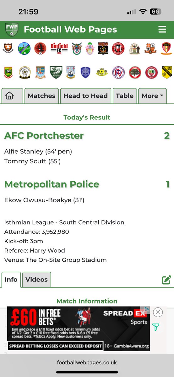 Decent crowd at <a href="/AFCPortchester/">AFC Portchester</a> today <a href="/hackbridgeharry/">hackbridgeharry</a> <a href="/Andrew007Uk/">Dr Andrew Fleming 🇬🇧 🏴󠁧󠁢󠁳󠁣󠁴󠁿</a> <a href="/bornatotter/">Bornatotter</a> <a href="/Scarpenter_67/">Steve Carpenter</a>