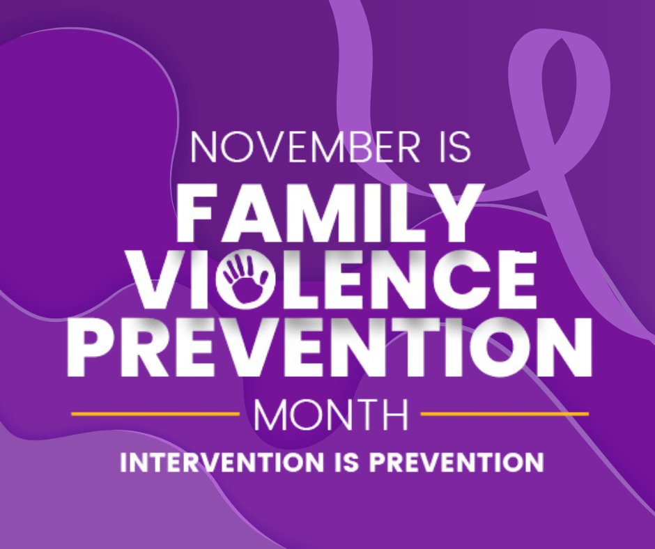 CalgaryPolice's tweet image. 🟣 FAMILY VIOLENCE PREVENTION MONTH 🟣
 
We are inviting all Calgarians to join our members &amp;amp;  all of our partner agencies in recognizing November as Family Violence Prevention Month.
While reports of domestic violence have plateaued across Canada over the last several years,…