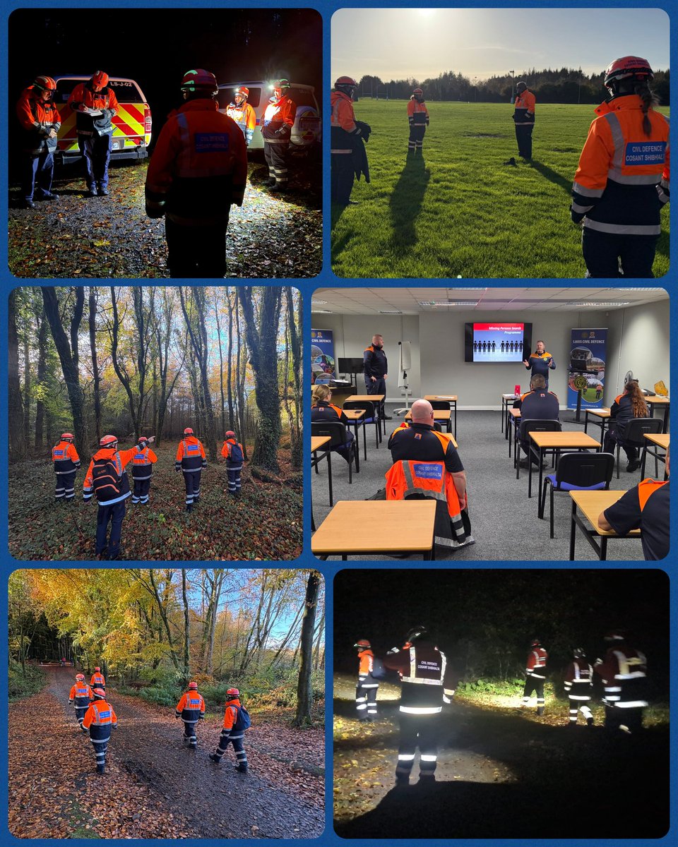 Over the last number of weeks, several of our volunteers have been undertaking a Missing Person Search Responder course which concluded this weekend. 

We will soon be closing off applications for our next recruitment. See civildefence.ie

<a href="/CivilDefenceIRL/">Civil Defence IRL</a> 
<a href="/LaoisCouncil/">Laois County Council</a>
