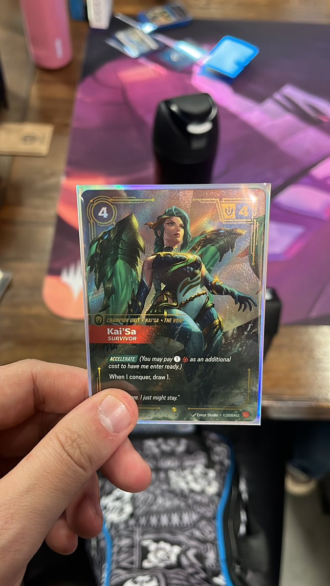 Well, Kaisa is 90% built! Just need 2 icathian rain and 2 unchecked power and then I am ready for Vegas!