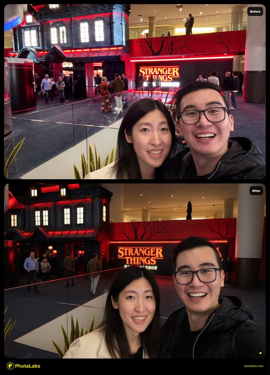 J'ai adoré la comédie musicale Stranger Things à Broadway, mais j'ai encore plus adoré cette photo retouchée par IA.
C