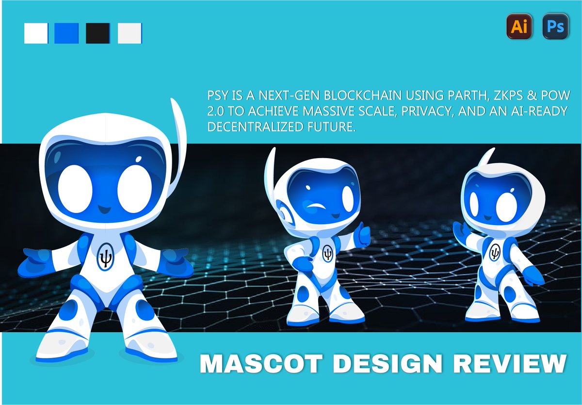 biskitzzweb3's tweet image. Mascot Design @PsyProtocol
This is my own design. How did it go? Everyone, please comment, and everyone please react.