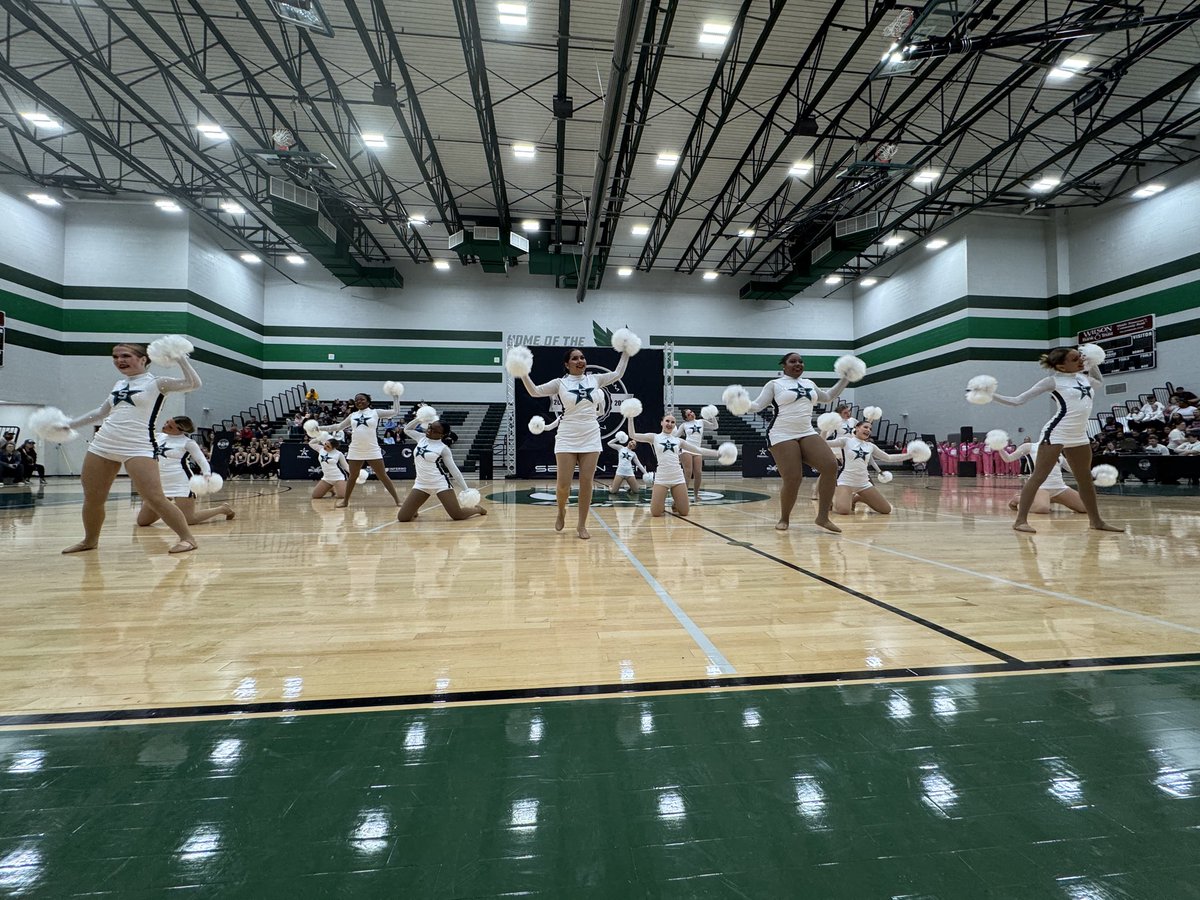 Spent the day watching <a href="/SiegelHighDance/">Siegel High Dance Team</a> kill it at their first competition of this new year. Thank you for always being the best to Abby. She loves y’all. #p2bass