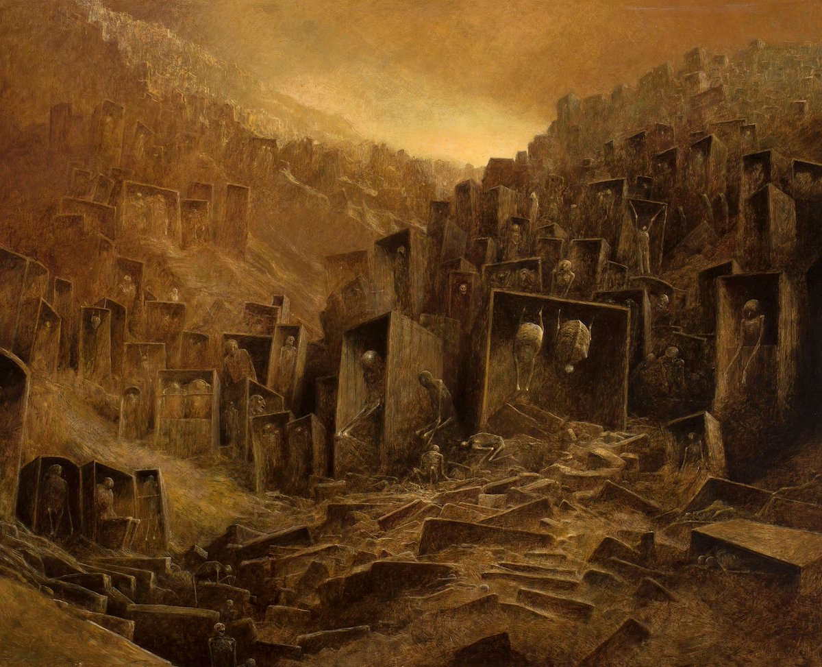 🕯 Po świątecznej przerwie W NIEDZIELĘ 2 LISTOPADA (Dzień Zaduszny) WYSTAWA "Beksiński na Cytadeli Warszawskiej" BĘDZIE OTWARTA w godz. 12:00 - 20:00 (ostatnie wejście o godz. 19:00). W poniedziałek Muzeum Wojska Polskiego będzie jak zwykle nieczynne, a na ekspozycję, na której