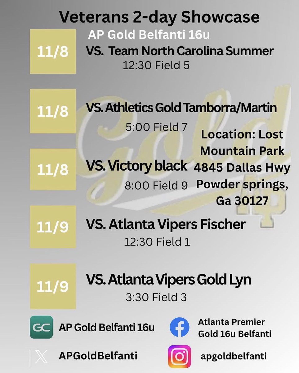 AddisonC2028's tweet image. Next weekend, mark your calendars!! #APProud #expectbigthings #APGold 

@SBRRetweets @TopPreps @SoftbalAmerica 
@KSUOwlsSB @spatte1108 @CoachHampton_ @MT_Softball @JBMTSUsoftball @Bbrentz7 @GretchenMead27 @AuburnSoftball @KateMalveaux @CoachMalveaux @Vol_Softball @Coach_SniderSB…